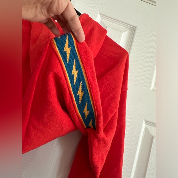 Aviator Nation Red Cropped Hoodie - Picture 5 of 6